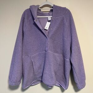 Livi by lane Bryant Sherpa Snap-Front Jacket 22/24